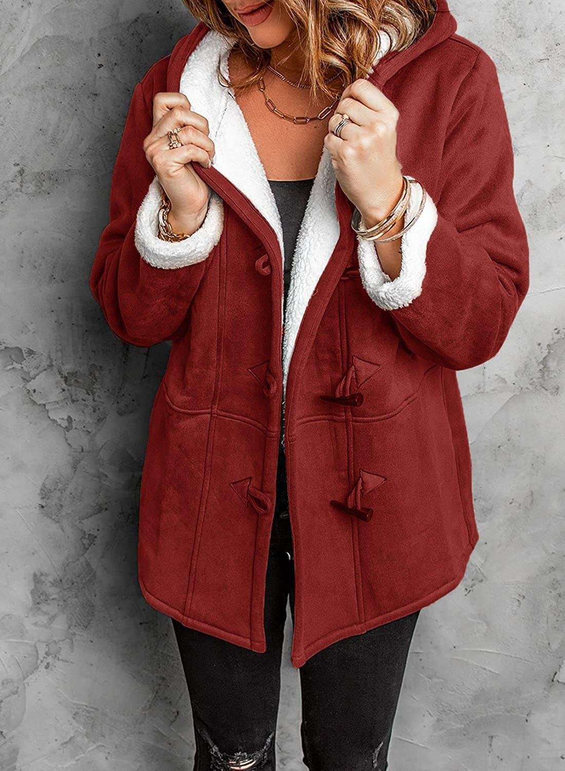 Cappotto con Cappuccio Caldo ed Elegante
