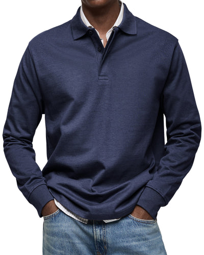 POLO DI LUSSO A MANICHE LUNGHE