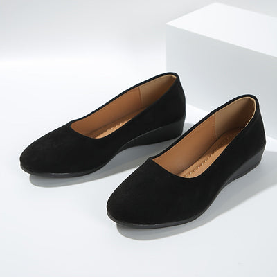 Éliane™ – Ballerine comode con tacco compensato