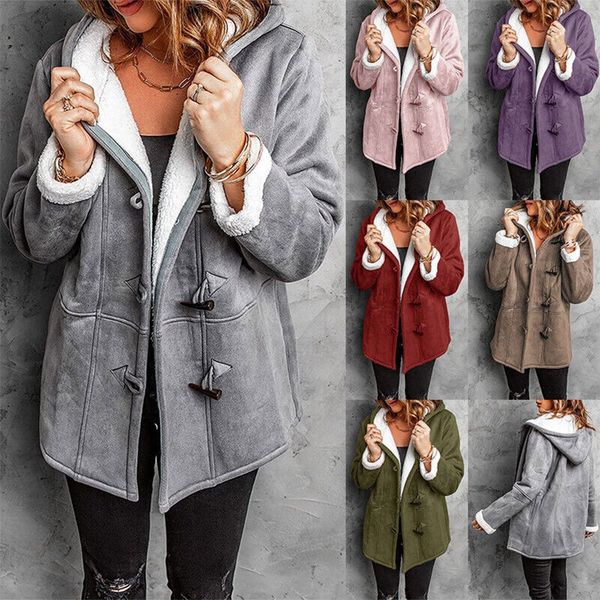 Cappotto con Cappuccio Caldo ed Elegante