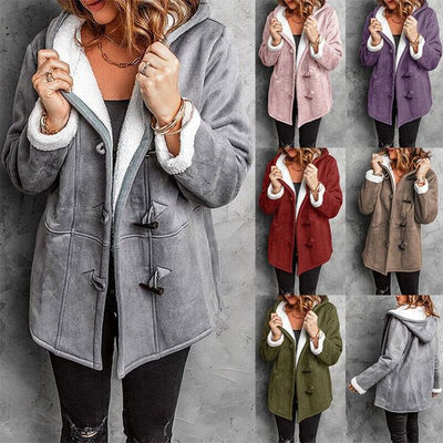 Cappotto con Cappuccio Caldo ed Elegante