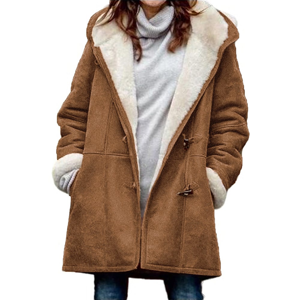 Cappotto con Cappuccio Caldo ed Elegante