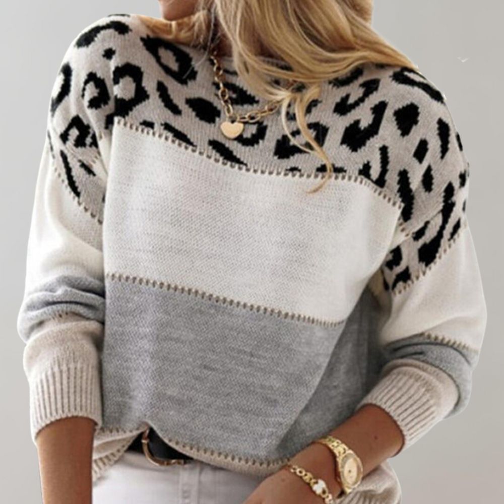 Cléa | Maglione Leopardo Chic