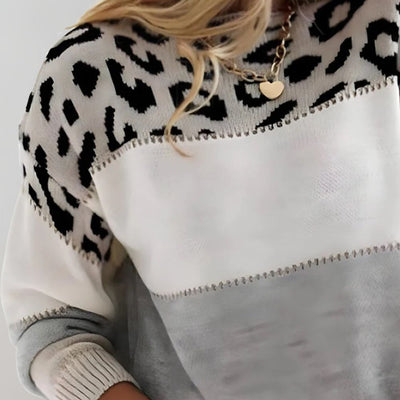 Cléa | Maglione Leopardo Chic