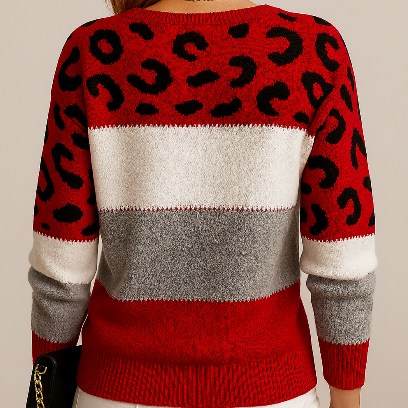 Cléa | Maglione Leopardo Chic