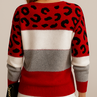 Cléa | Maglione Leopardo Chic