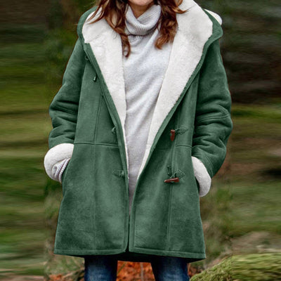 Cappotto con Cappuccio Caldo ed Elegante