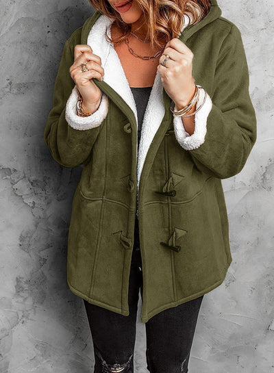 Cappotto con Cappuccio Caldo ed Elegante
