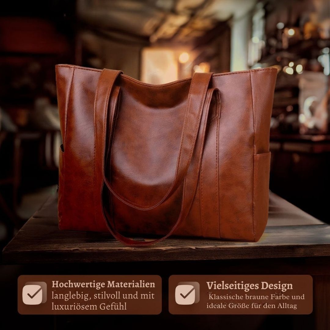 Klara - Borsa a tracolla classica in pelle